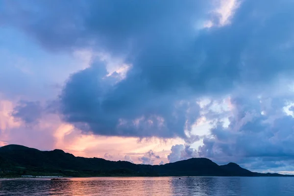 美丽的日出和海景 — 图库照片