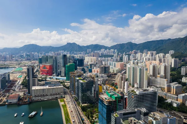 Kowloon Bay Hong Kong Septiembre 2018 Vista Superior Ciudad Urbana —  Fotos de Stock