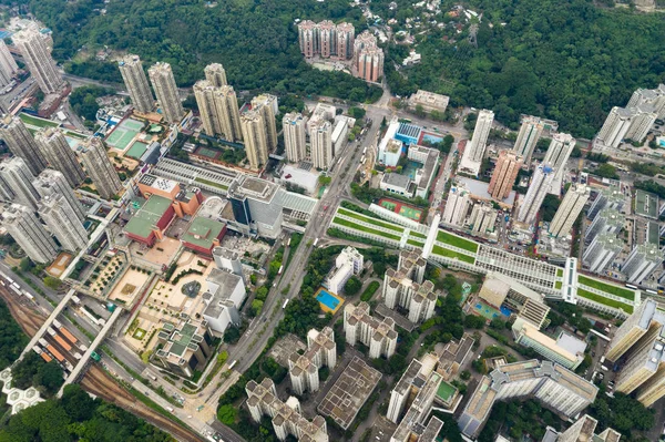 Tuen Mun Hong Kong Septiembre 2018 Vista Aérea Zona Residencial — Foto de Stock