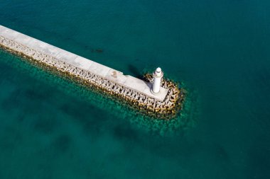 Dalgakıran havadan görünümü gündüz 