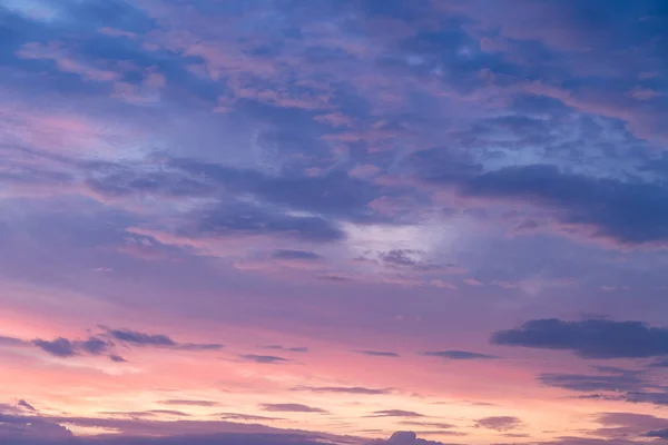 Solnedgång Moln Och Himmel — Stockfoto