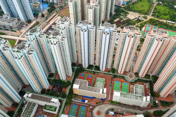 Tin Shui Wai Hong Kong Augusti 2018 Hong Kong Urbana — Stockfoto