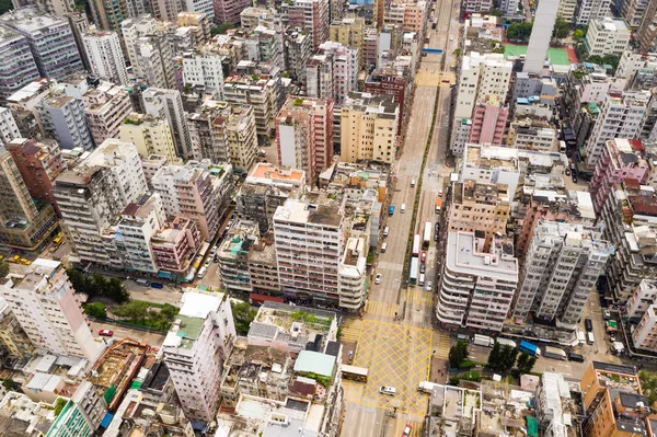 Sham Shui Hong Kong Augusti 2018 Top View Hong Kong — Stockfoto