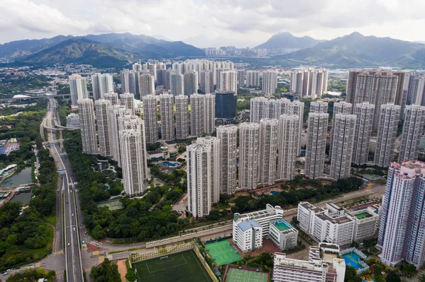 Tin Shui Wai Hong Kong Setembro 2018 Imobiliário Hong Kong — Fotografia de Stock