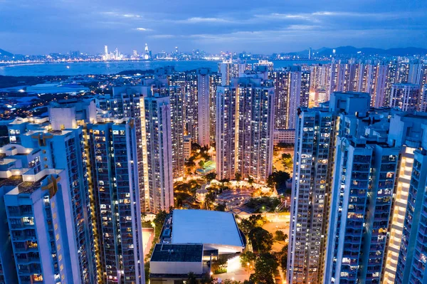 Tin Shui Wai Hong Kong Settembre 2018 Edificio Residenziale Hong — Foto Stock