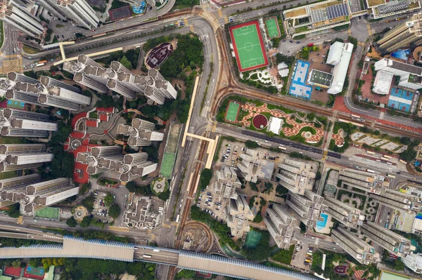Мун Tuen Гонконг Вересня 2018 Роки Гонконг Міських Міста — стокове фото