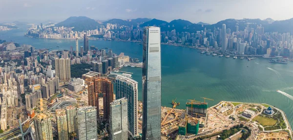 尖沙咀 2018 香港のスカイライン — ストック写真