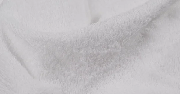 Close White Towel Texture — Stock Photo, Image