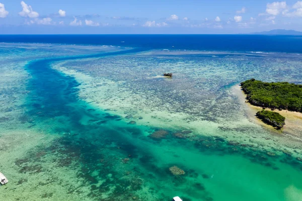 Blick Von Oben Auf Das Schöne Meer Ishigaki — Stockfoto