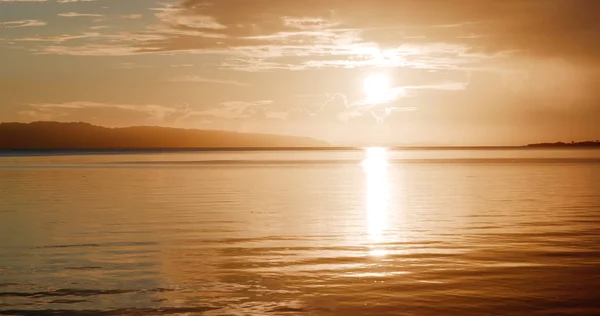 Прекрасний Час Заходу Сонця Морем Небом Острові Ібігакі — стокове фото