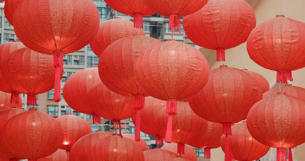 Κινεζικά Φανάρια Για Σεληνιακό Νέο Έτος — Φωτογραφία Αρχείου