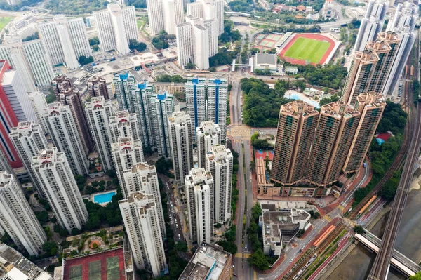 Tuen Mun Hong Kong September 2018 Hong Kong Bostadsområde — Stockfoto