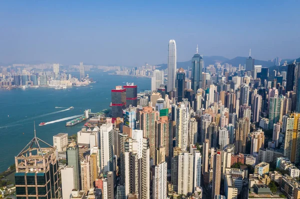 Hong Kong Island Hong Kong October 2018 Hong Kong Cityscape — стоковое фото