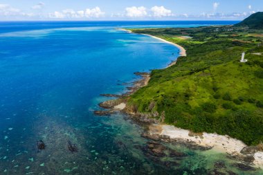 Gündüz en üstünde Ishigaki Adası 