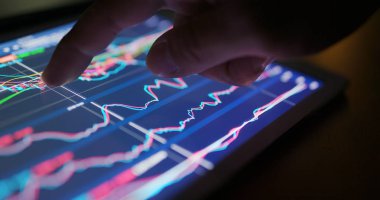 Borsa verileri grafik tablet