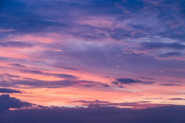 Vacker Färgglad Solnedgång Skyline — Stockfoto