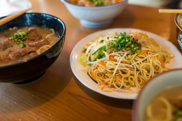 Gros Plan Sur Cuisine Okinawa Restaurant — Photo