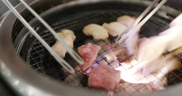 Daytime Japanese Barbecue Beef — Stock Photo, Image