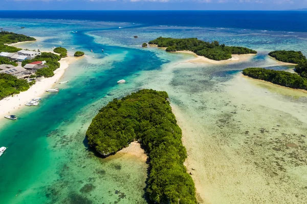 Ishigaki Ada Japonya Gündüz Kabira Koyunda — Stok fotoğraf