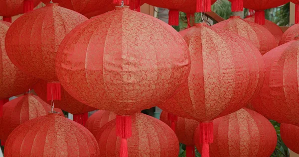 Chinese Red Lanterns Mid Autumn Festival — Stock Photo, Image