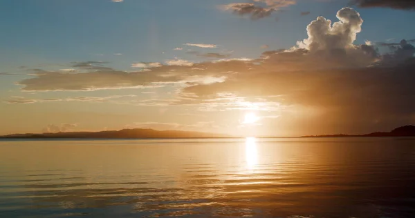 Прекрасний Час Заходу Сонця Морем Небом Острові Ібігакі — стокове фото