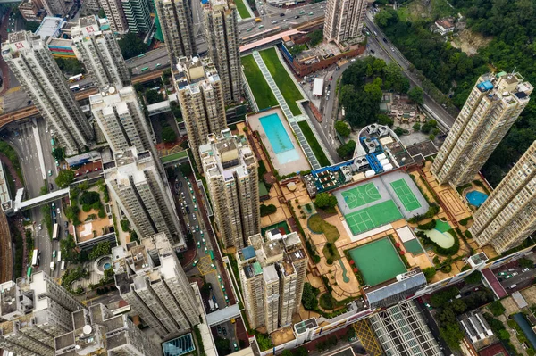 Tuen Mun Hong Kong Septiembre 2018 Edificio Hong Kong Desde — Foto de Stock