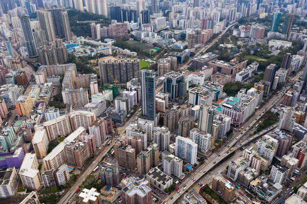 Kowloon city, Hong Kong, 24 September 2018:- Hong Kong residential area