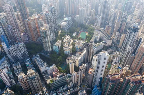 Sheung Wan Hongkong Października 2018 Miasto Hongkong — Zdjęcie stockowe