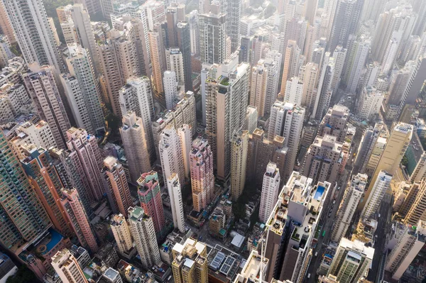 Sheung Wan Hongkong Października 2018 Miasto Hongkong — Zdjęcie stockowe