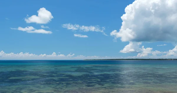 Вид Воздуха Море Острове Ишигаки — стоковое фото