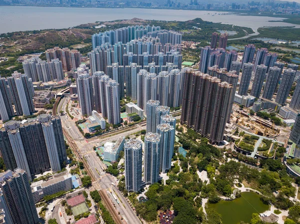 Tin Shui Wai Hong Kong Mei 2018 Hong Kong Woonwijk — Stockfoto