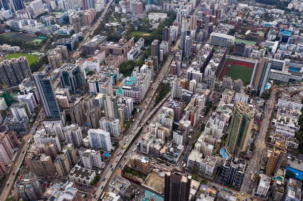 Kowloon City Hong Kong September 2018 Hong Kong Bostadsområde — Stockfoto