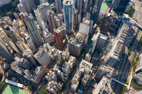 Central Hong Kong October 2018 Hong Kong Building — Stock Photo, Image