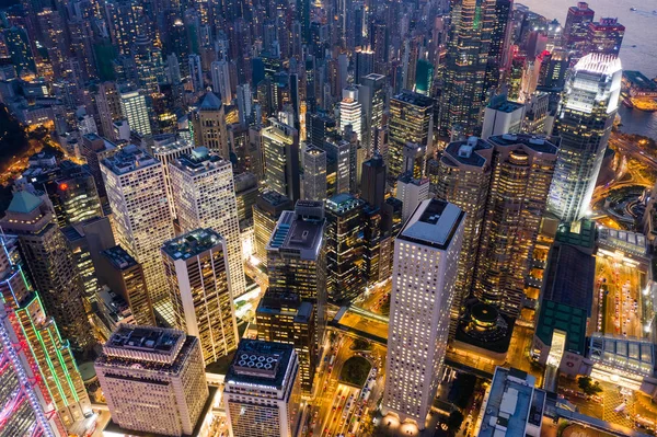 Central Hong Kong Říjen 2018 Pohled Hong Kongu Obchodní Čtvrti — Stock fotografie