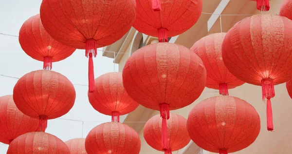 Yeni Yıl Için Çin Kırmızı Fener — Stok fotoğraf