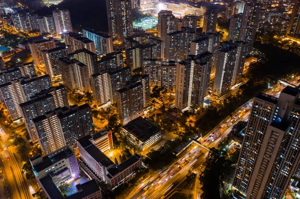 Wong Tai Sin Hong Kong Ottobre 2018 Hong Kong Notte — Foto Stock