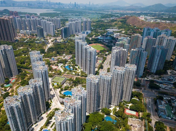 Edificios Apartamentos Hong Kong — Foto de Stock