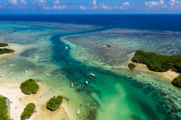 Veta Aérea Bahía Kabira Isla Ishigaki — Foto de Stock