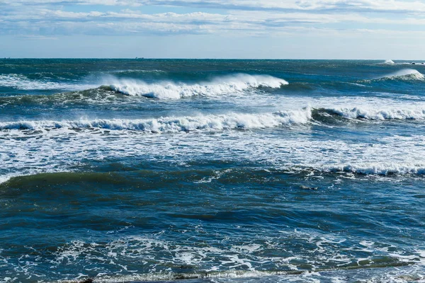 Blue Sea Wave View — Stock Photo, Image