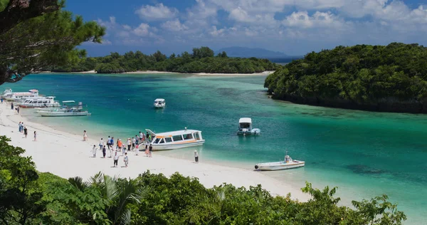 Ishigaki Japão Outubro 2018 Baía Kabira Ilha Ishigaki — Fotografia de Stock