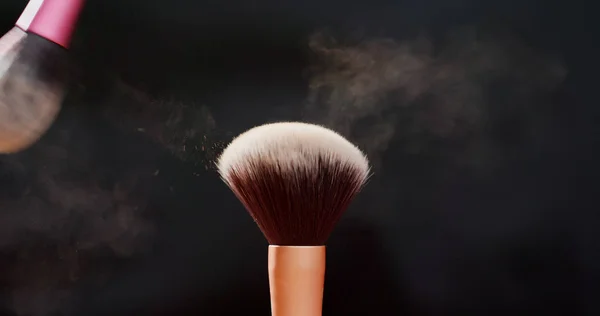 Two Make Brushes Powder — Stock Photo, Image