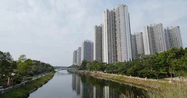 Tin Shui Wai Hong Kong April 2018 Hong Kong Wohnhaus — Stockfoto