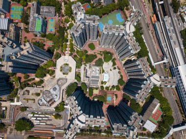 Tin Shui Wai, Hong Kong, 30 Mayıs 2018:-Hong Kong şehir