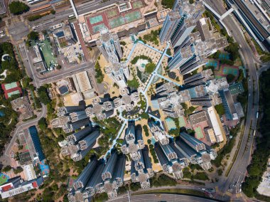 Tin Shui Wai, Hong Kong, 30 Mayıs 2018:-Hong Kong şehir