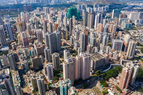 Yuen Long Hong Kong Octubre 2018 Distrito Residencial Hong Kong — Foto de Stock