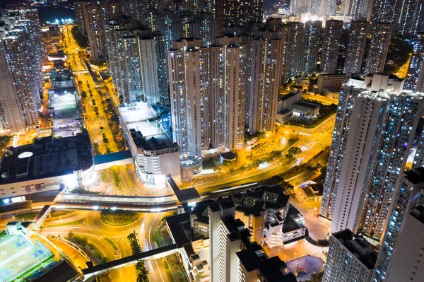 Tin Shui Wai Hong Kong Ottobre 2018 Hong Kong Notte — Foto Stock