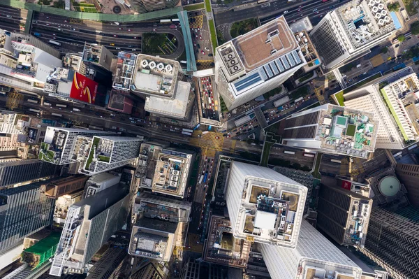 Central Hong Kong Listopadu 2018 Pohled Hong Kongu Obchodní Kancelář — Stock fotografie