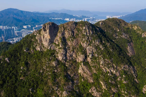 Lion rock mountain in Hong Kong