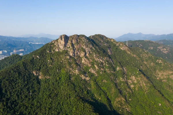 Lion Rock Mountain Hong King Dagtid — Stockfoto