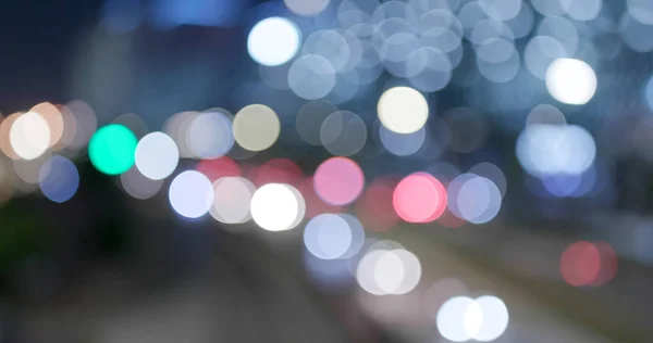 Blur View City Night — Stock Photo, Image